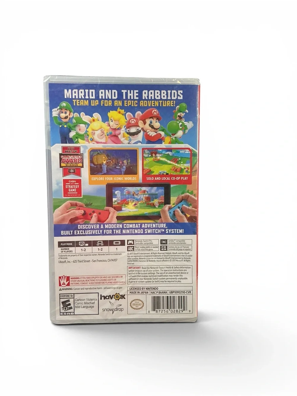 Nintendo Switch - Mario + Rabbids Kingdom Battle NEW SEALED
